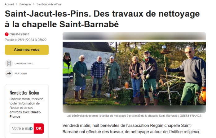 revue de presse chapelle Saint-Barnabé