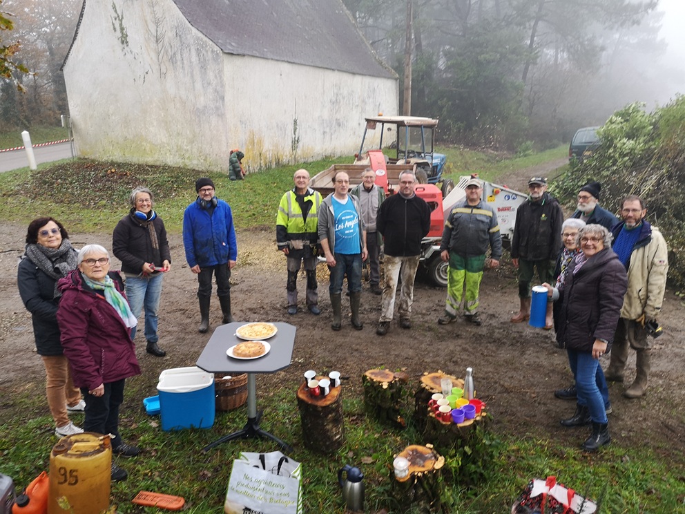 Un nouveau chantier sur le site de la chapelle